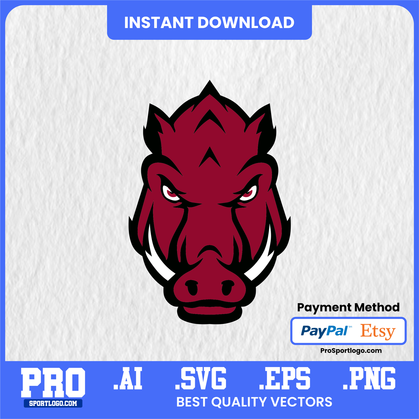 Arkansas Razorbacks Logo, Vector File, PDF, AI, PNG
