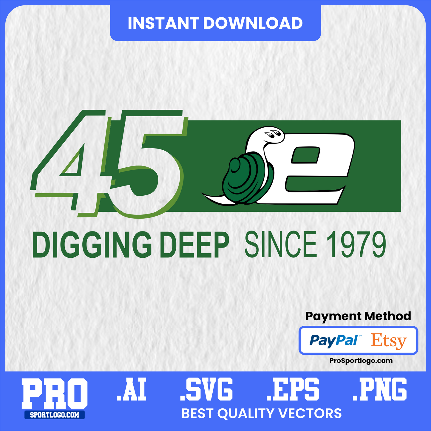 Evergreen State Geoducks Digital Wall Art – Unique College Mascot Poster (Instant Download)