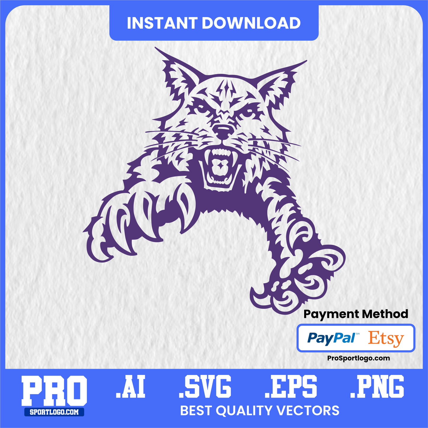 Abilene Christian Wildcats, SVG PNG AI EPS, Digital Logo File, Cricut Silhouette