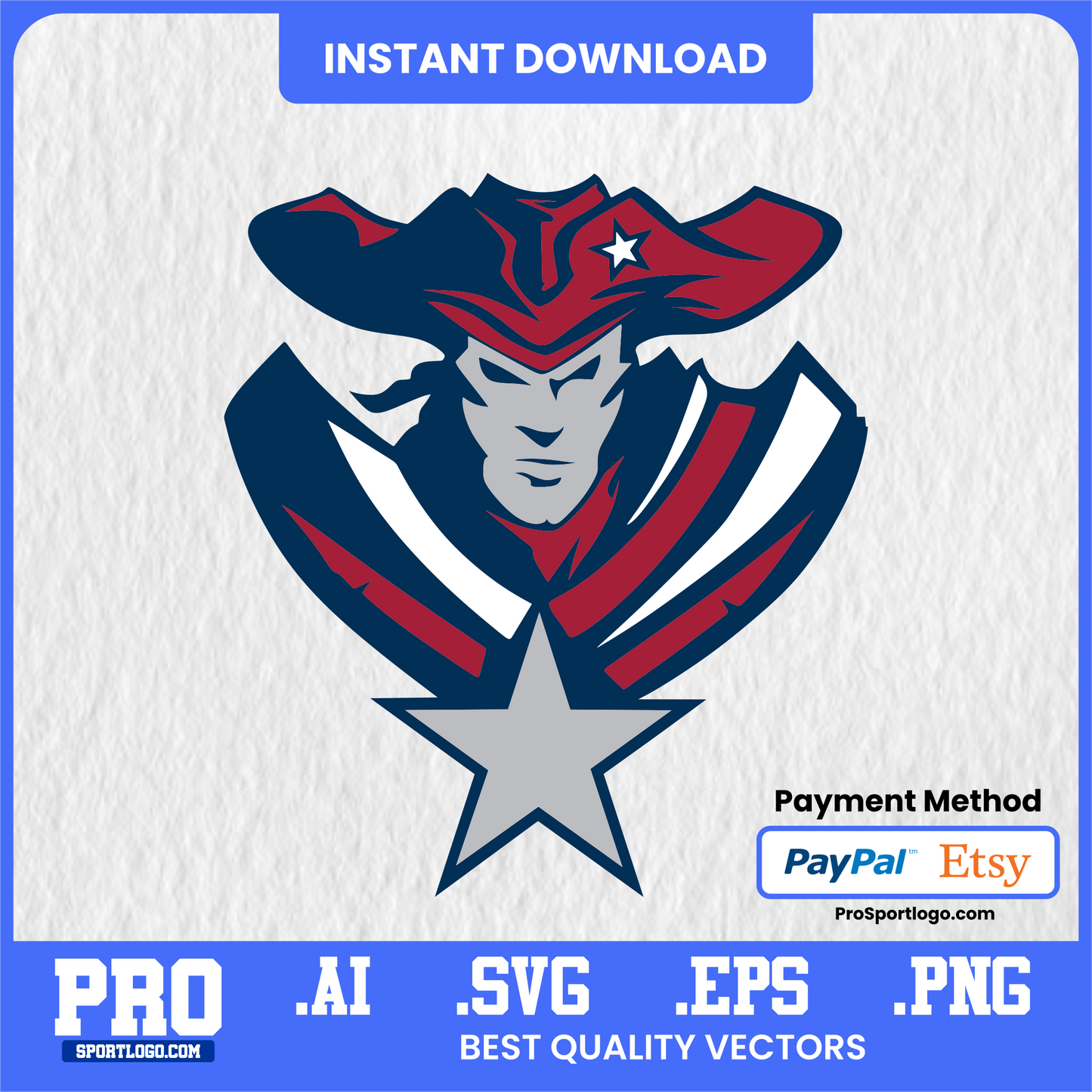 Arlington Baptist Patriots Logo, Vector File, PDF, AI, PNG