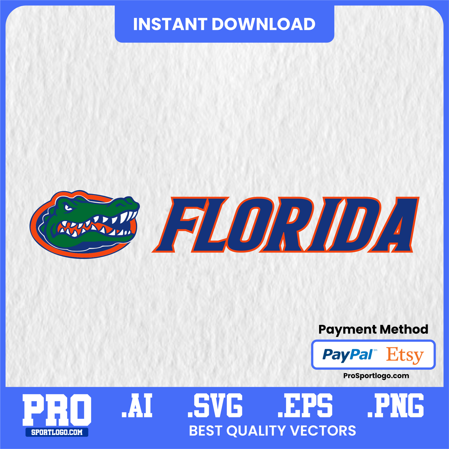 Florida Gators Digital Sticker Pack – Mascot Clipart PNG Set for Fans & Creators