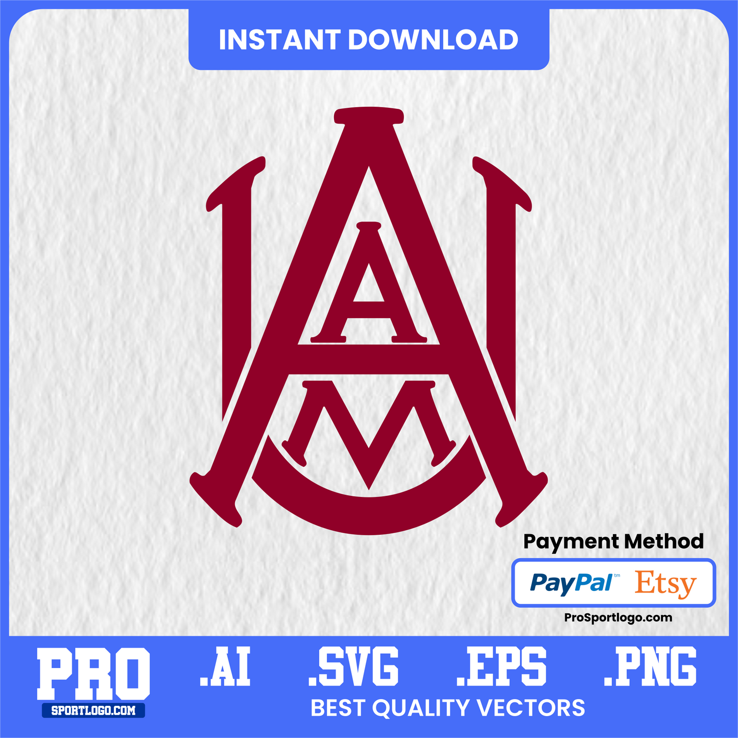 Alabama A&M Bulldogs Sports Poster, High-Resolution, PDF, AI, PNG