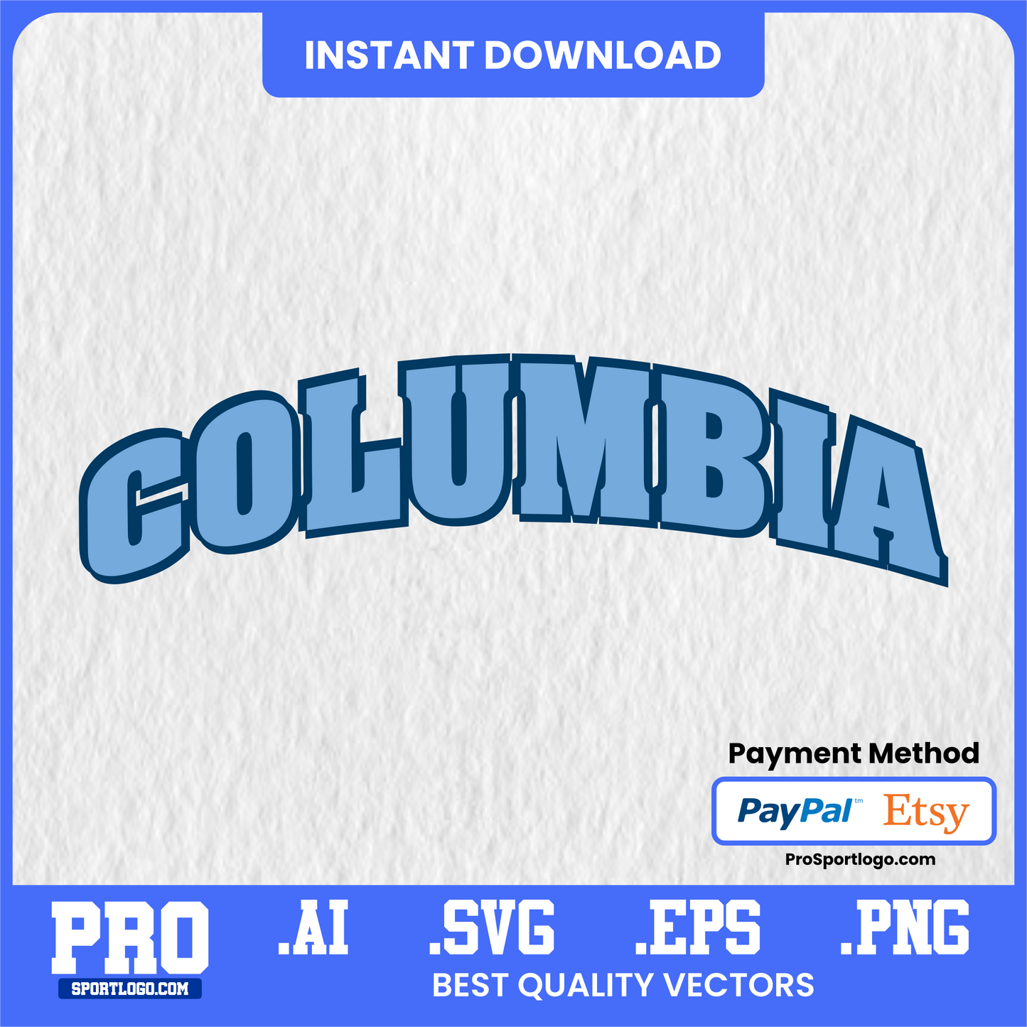 Columbia Lions PNG Sticker Pack – Transparent Digital Stickers for Fans