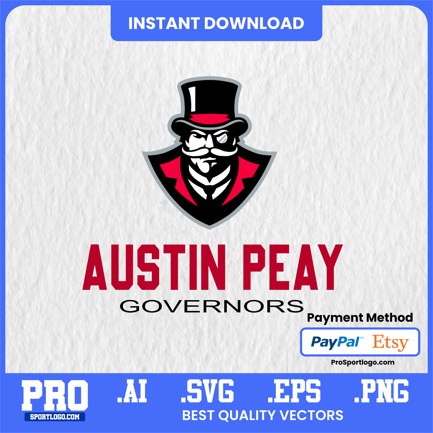 Austin Peay Governors Sports Poster, High-Resolution, PDF, AI, PNG