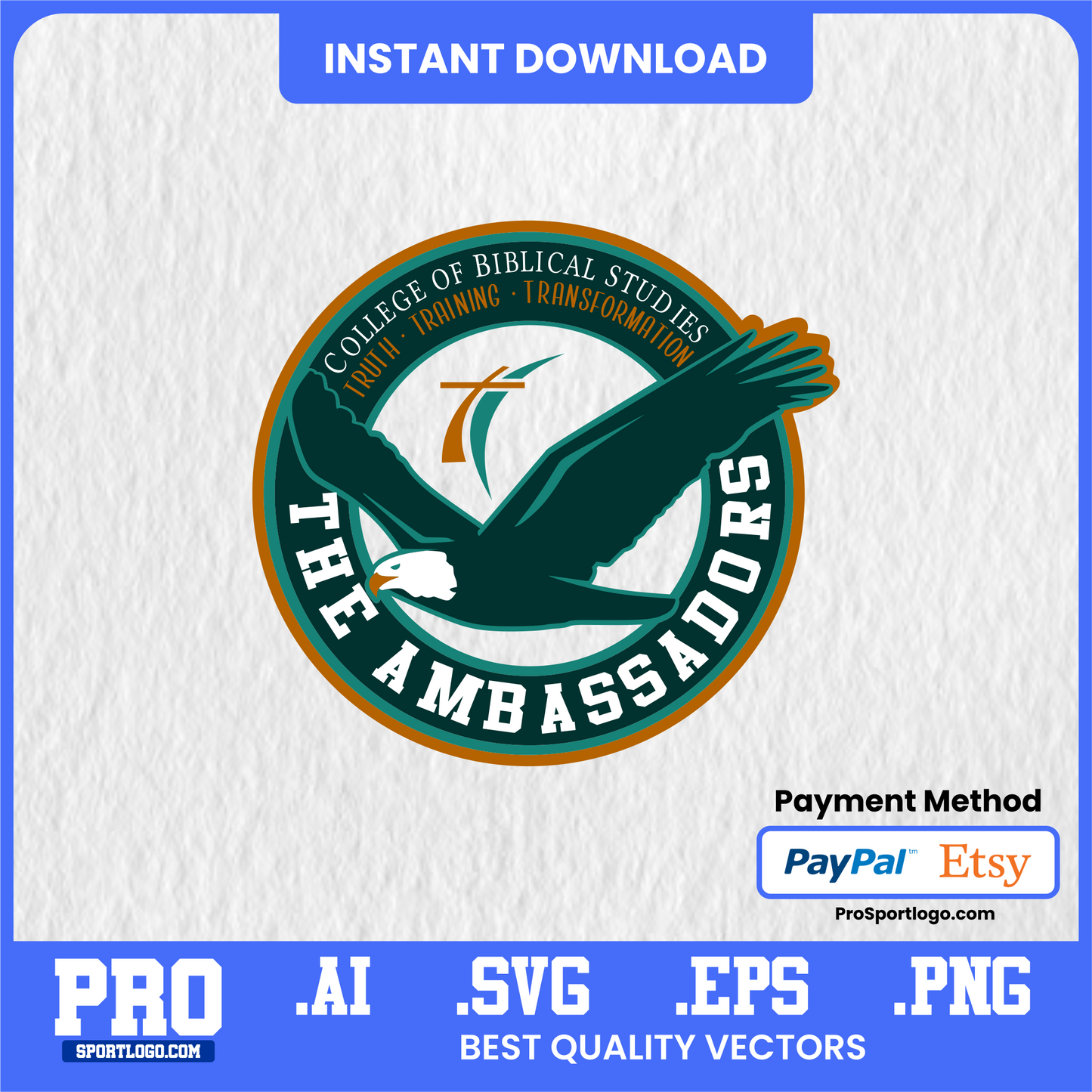 College of Biblical Studies Ambassadors Digital Sticker Pack – Transparent PNGs