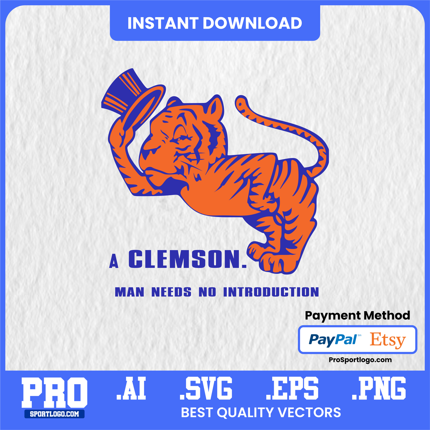 Clemson Tigers Academic Planner – Printable Weekly Organizer PDF