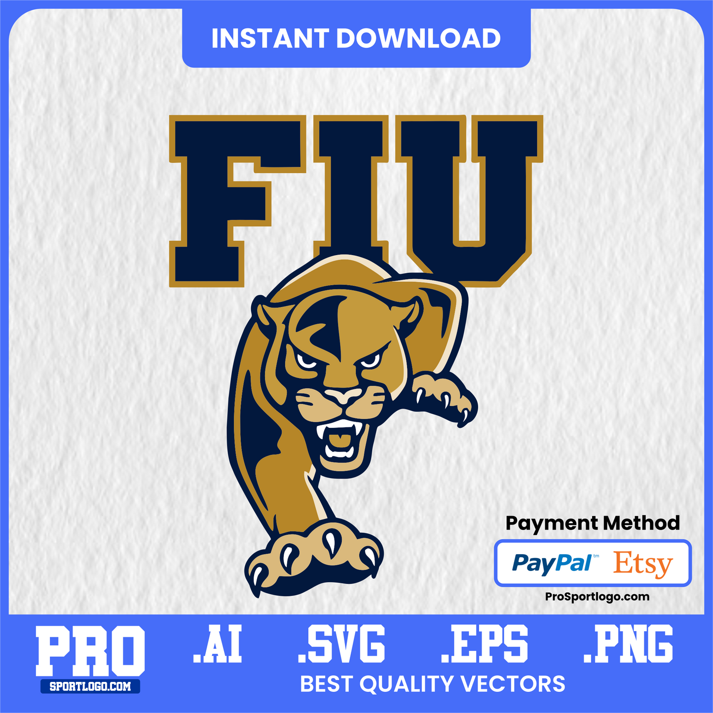 Florida International Golden Panthers Wallpaper Bundle – Digital Backgrounds for Phone & Desktop