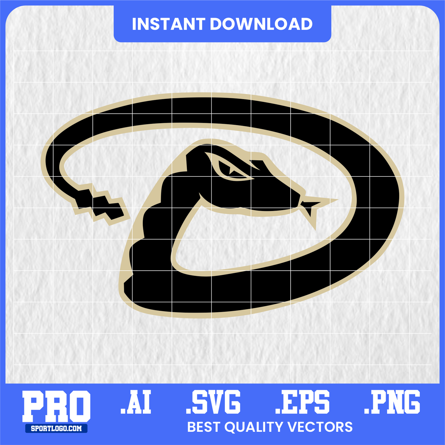 Arizona Diamondbacks baseball team logo SVG — digital vector file for Cricut, Silhouette, vinyl cutting, and DIY crafts