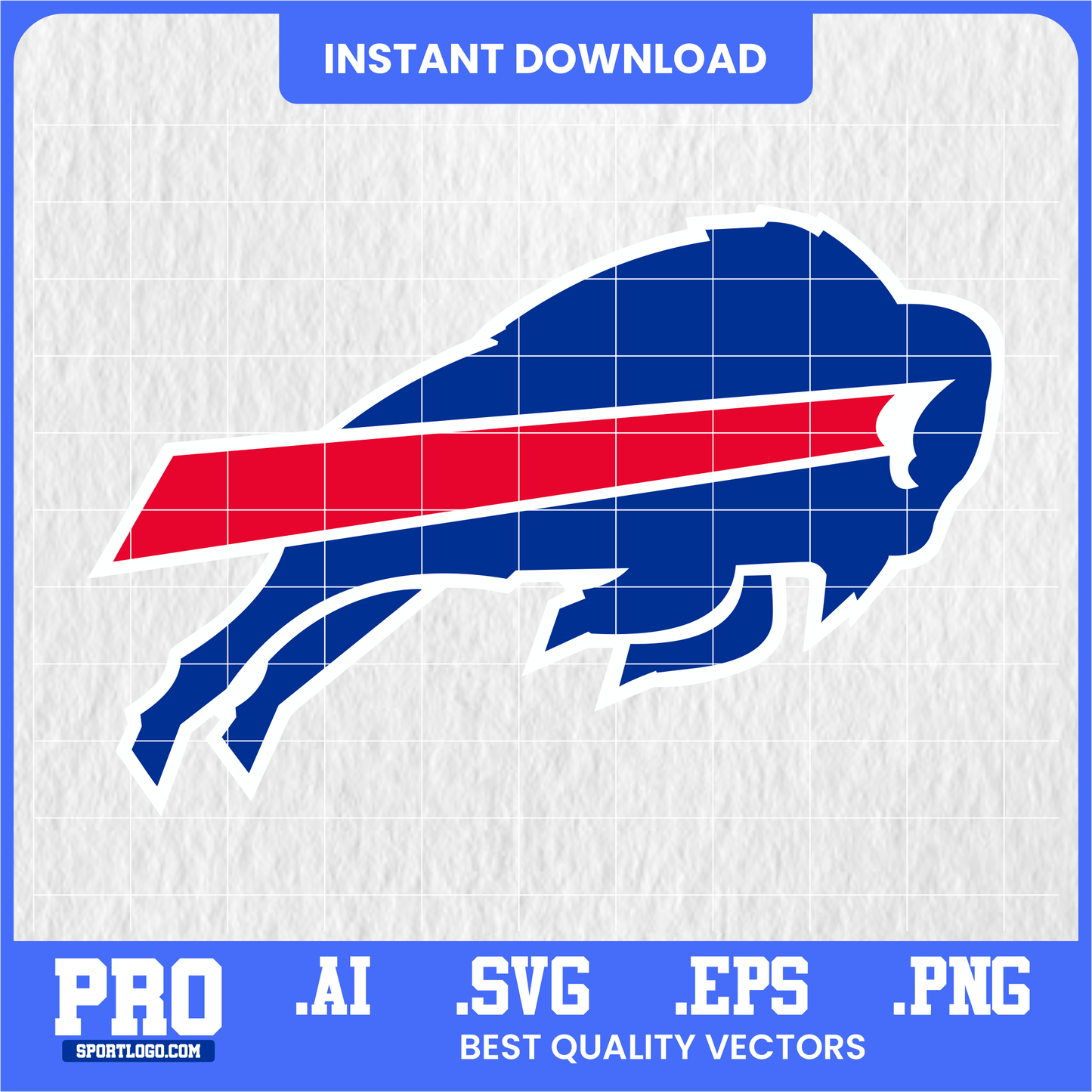 Buffalo Team Bills SVG PNG EPS AI | Sports Logo for Personal Use