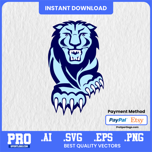 Columbia Lions SVG Bundle – NCAA Team Logo for Cricut & Sublimation