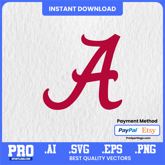 Alabama Crimson Tide Logo, Vector File, PDF, AI, PNG