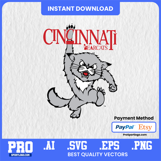Cincinnati Bearcats Digital Poster – College Sports Wall Art Print