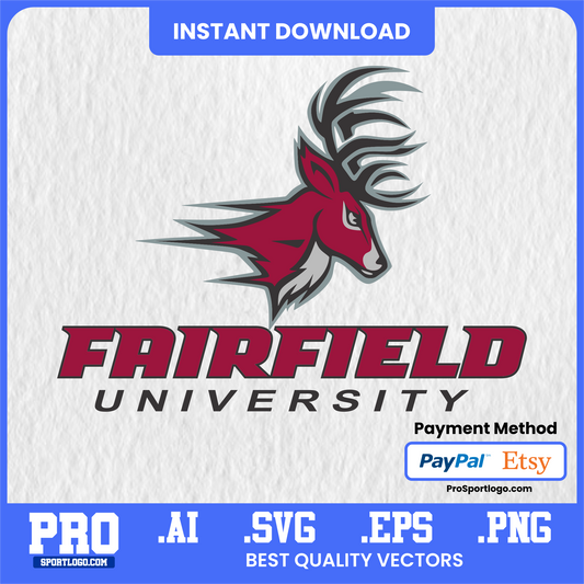 Fairfield Stags Digital Wallpaper – High-Resolution College Spirit Background