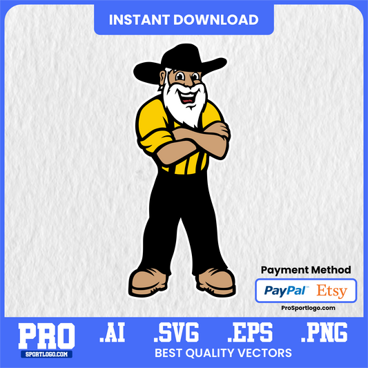 Appalachian State Mountaineers Logo, Vector File, PDF, AI, PNG