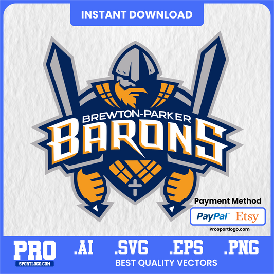 Brewton–Parker Barons Logo, Vector File, PDF, AI, PNG