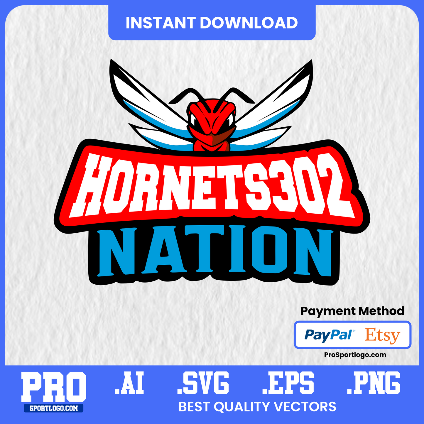 Download Delaware State Hornets – Digital Mascot Art (SVG, PNG, PDF, AI)
