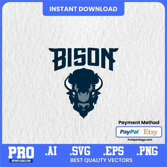 Bucknell Bison Logo, Vector File, PDF, AI, PNG