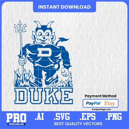 Duke Blue Devils SVG Logo | Cricut & Silhouette Cut File for DIY Crafts