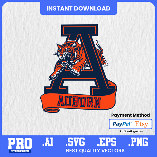 Auburn Tigers Logo, Vector File, PDF, AI, PNG