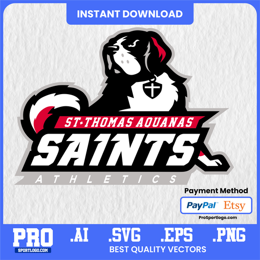 Aquinas College Saints Logo, Vector File, PDF, AI, PNG