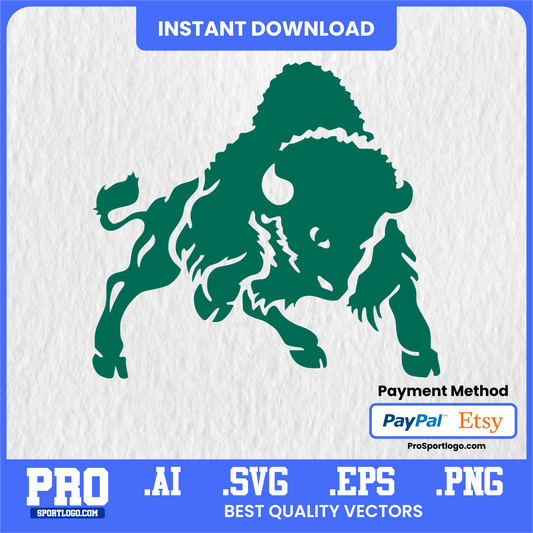 Bethany Bison Logo, Vector File, PDF, AI, PNG