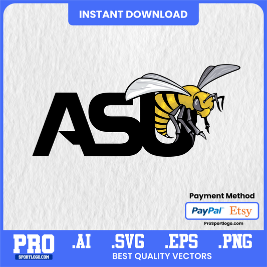 Alabama State Hornets Logo, Vector File, PDF, AI, PNG