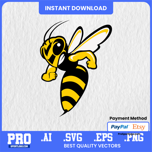 Baldwin Wallace Yellow Jackets Logo, Vector File, PDF, AI, PNG