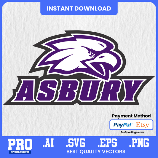 Asbury University Eagles Logo, Vector File, PDF, AI, PNG