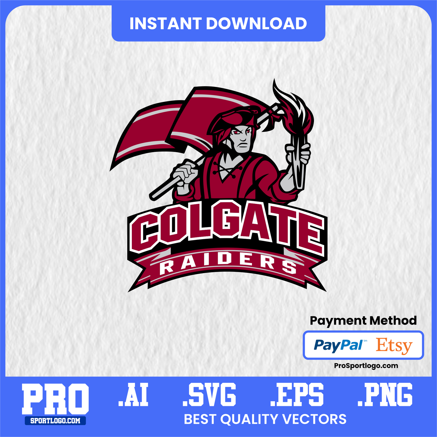 Colgate Raiders SVG Bundle – Digital Files for Cricut & Sublimation