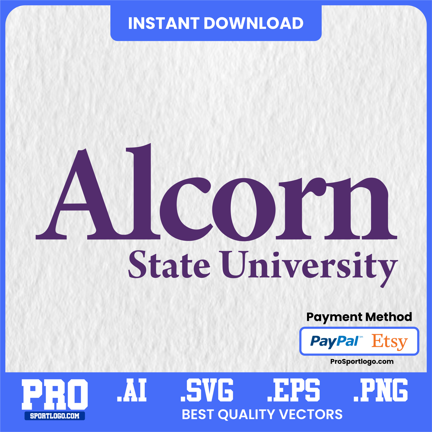 Alcorn State Braves Logo, Vector File, PDF, AI, PNG