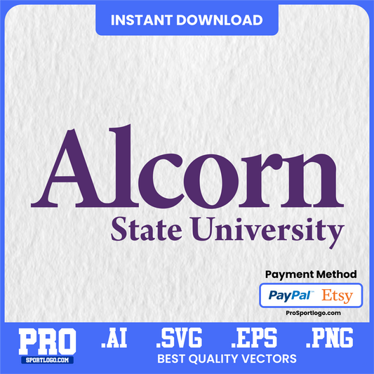 Alcorn State Braves Logo, Vector File, PDF, AI, PNG