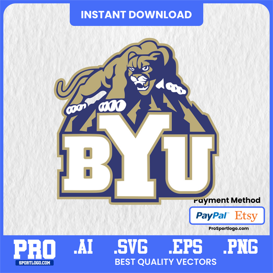 BYU Cougars Logo, Vector File, PDF, AI, PNG