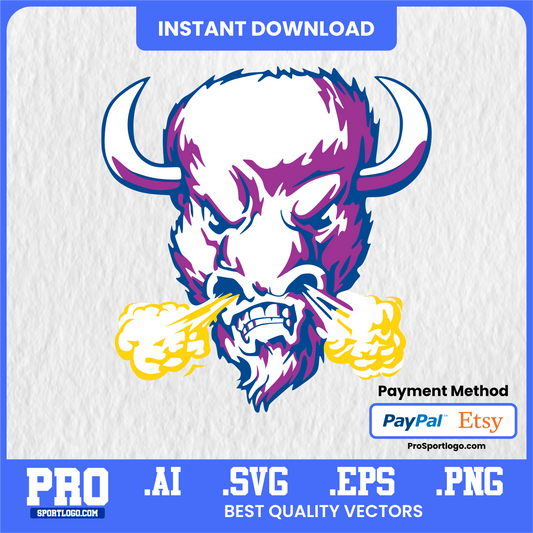 Arkansas Baptist Buffaloes Logo, Vector File, PDF, AI, PNG