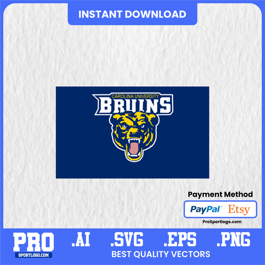 Carolina Bruins Basketball Mascot Vector – SVG & EPS for Team Gear
