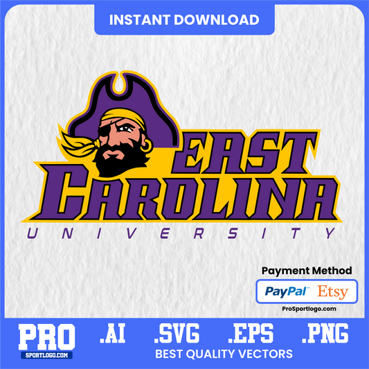 East Carolina Pirates Sublimation PNG – High Resolution Print File