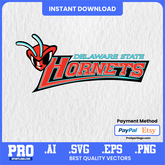Show Your School Pride – Delaware State Hornets SVG & Printable Files