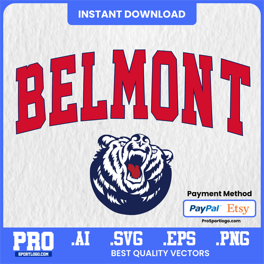 Belmont University Emblem, High-Resolution Digital Design, PDF, AI, PNG