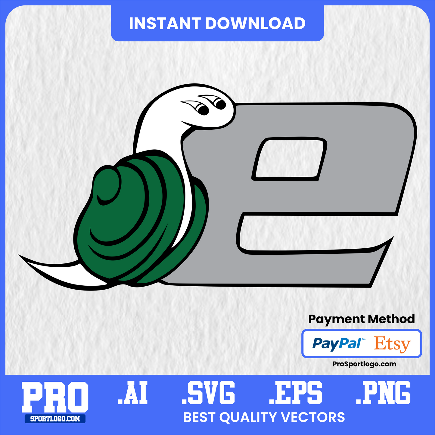Evergreen Geoducks Digital Sticker Set – Quirky College Mascot Clipart (PNG Bundle)