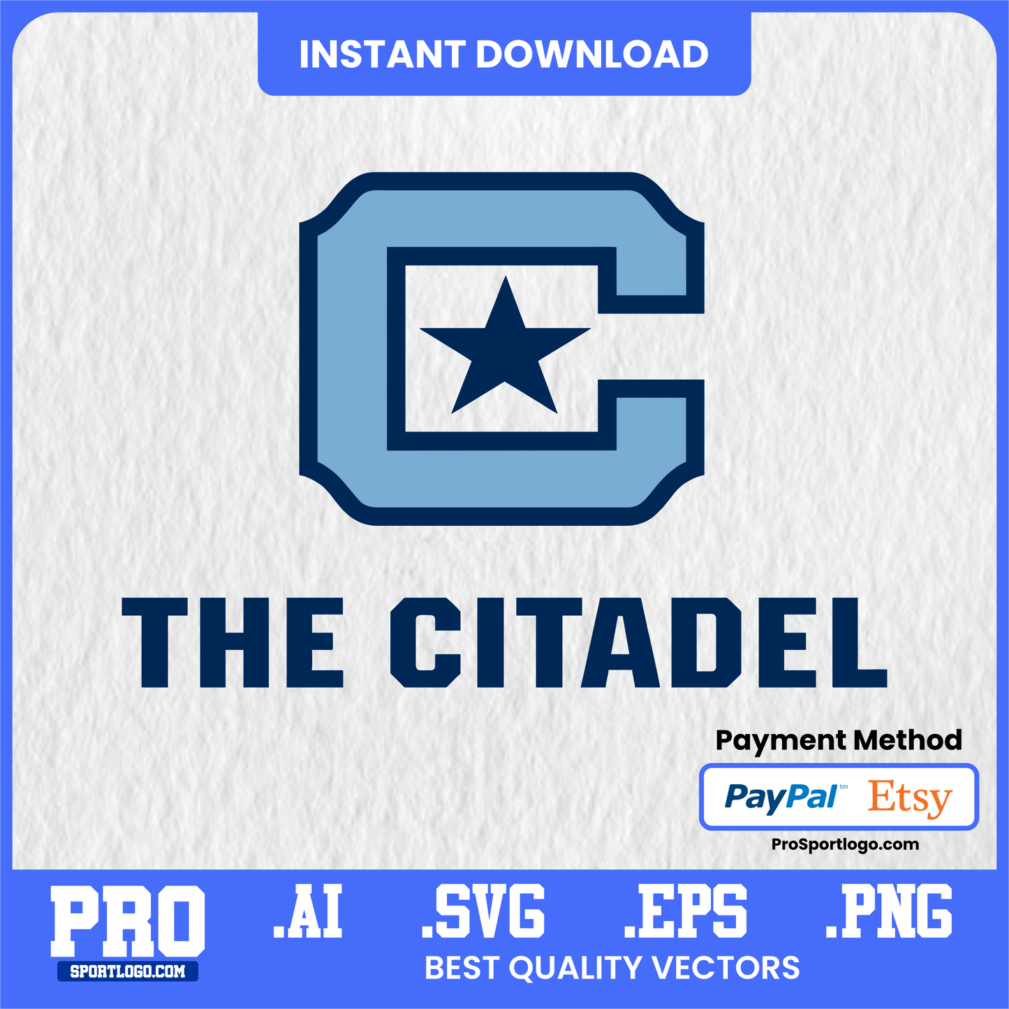 Citadel Bulldogs SVG & PNG Bundle – Mascot Design for Cricut & Print