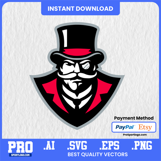 Austin Peay State University Governors Emblem, Digital Download, PDF, AI, PNG