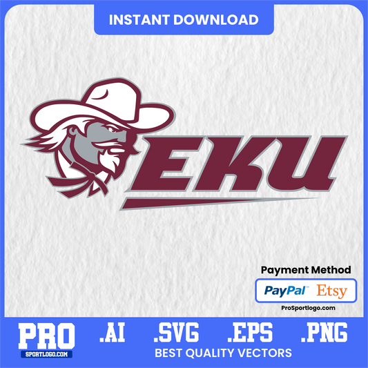 Eastern Kentucky Colonels Printable Wall Art – Game Day Ready Decor