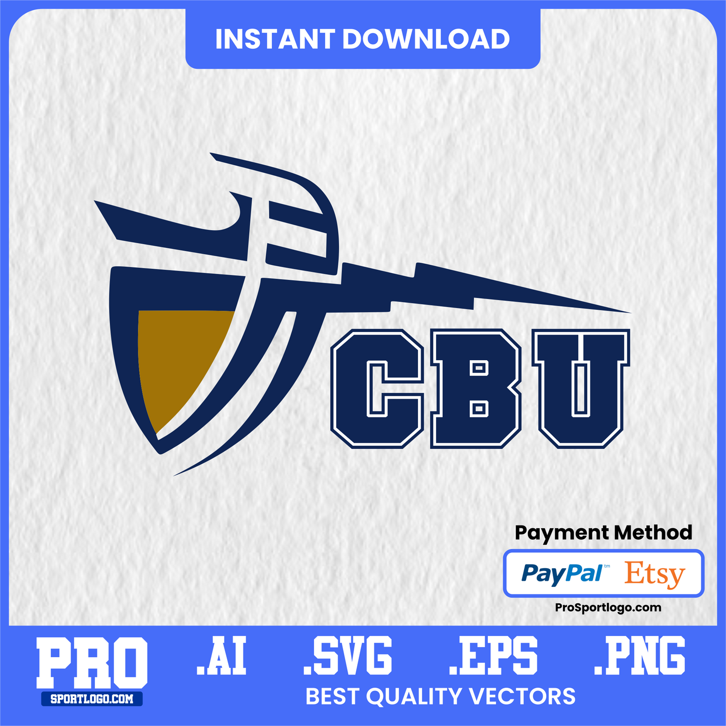 California Baptist University Emblem, High‑Resolution Digital Design, PDF, AI, PNG