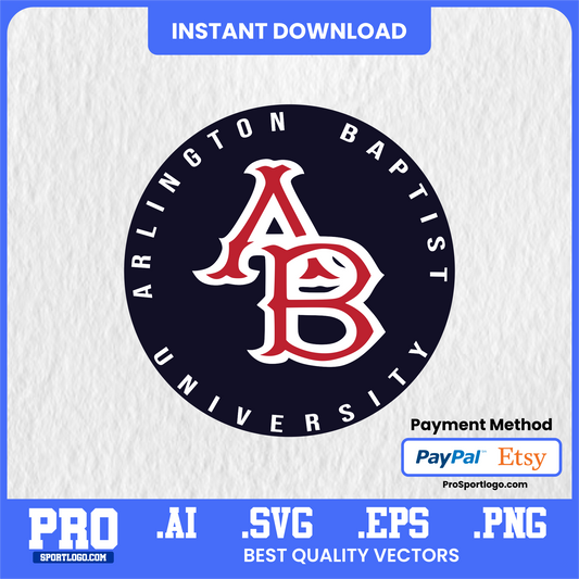 Arlington Baptist Patriots Team Emblem, Digital Download, PDF, AI, PNG