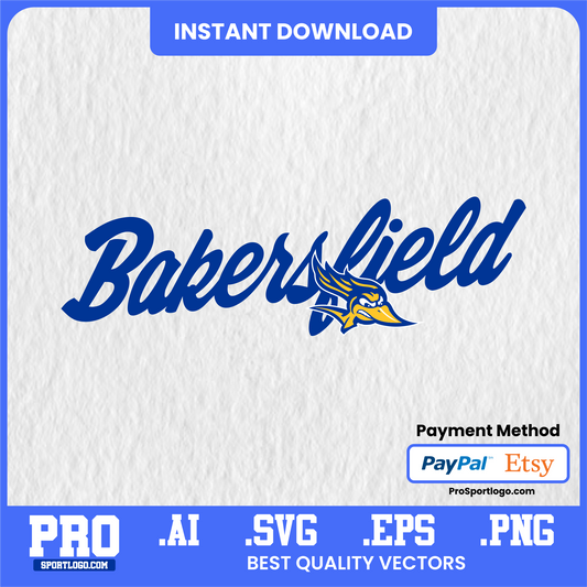 Cal State Bakersfield Emblem, High‑Resolution Digital Design, PDF, AI, PNG