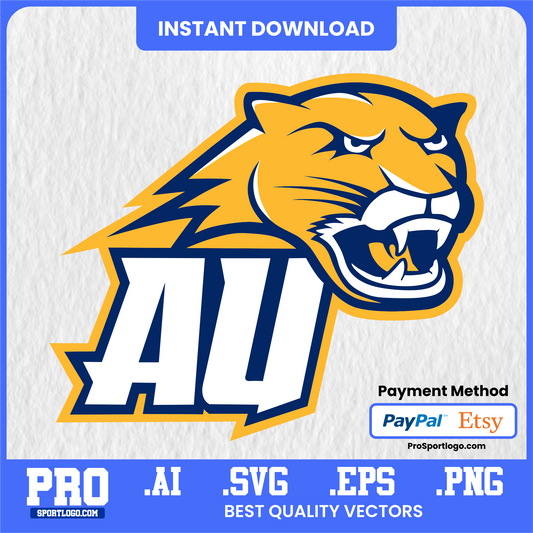 Averett University Cougars Emblem, Digital Download, PDF, AI, PNG