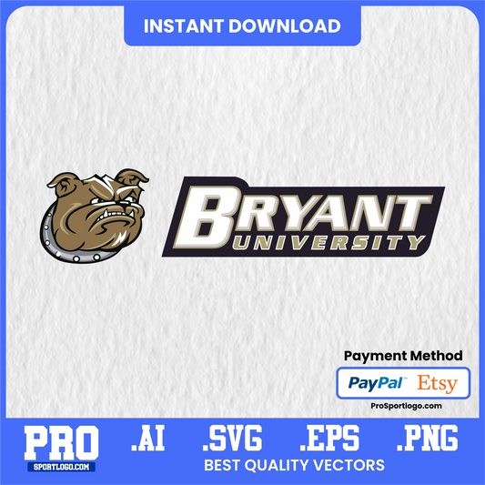 Bryant University Emblem, High‑Resolution Digital Design, PDF, AI, PNG