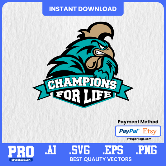 Coastal Carolina Chanticleers SVG & PNG Bundle – Cricut & Sublimation Ready