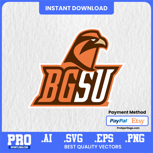 Bowling Green State University Emblem, High-Resolution Digital Design, PDF, AI, PNG
