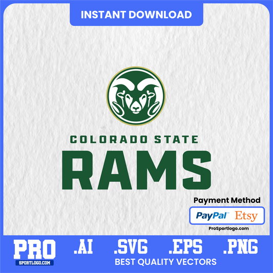 Colorado State Rams Wall Art – Printable NCAA Team Poster Download