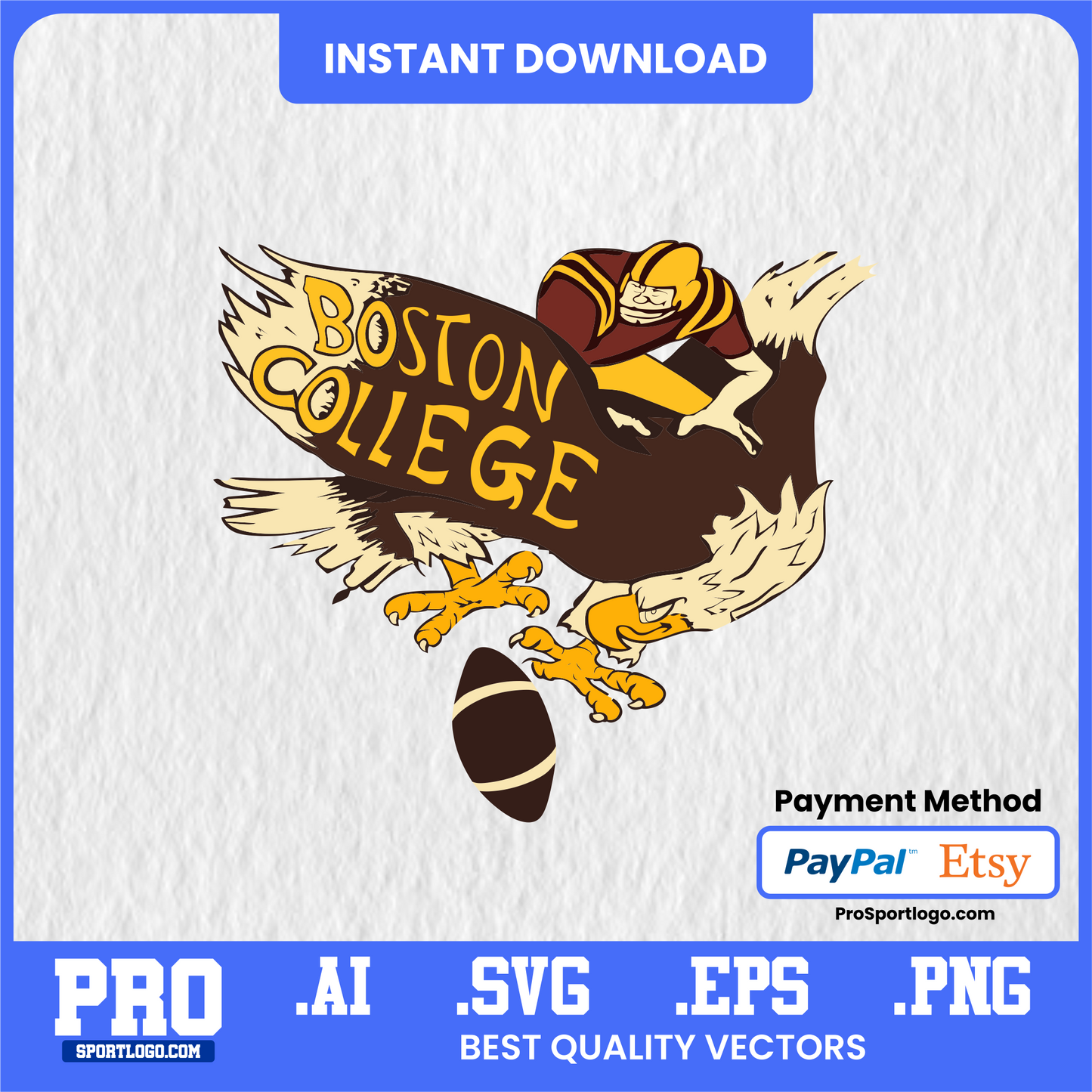 Boston College Emblem, High-Resolution Digital Design, PDF, AI, PNG